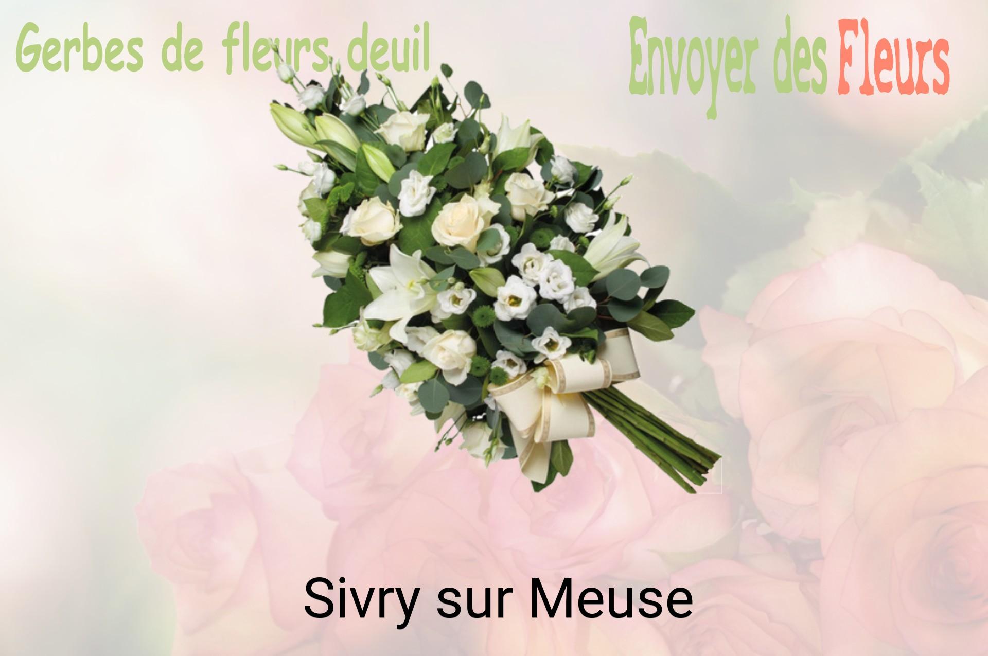 Gerbe de fleurs de deuil livrée à Sivry-sur-Meuse